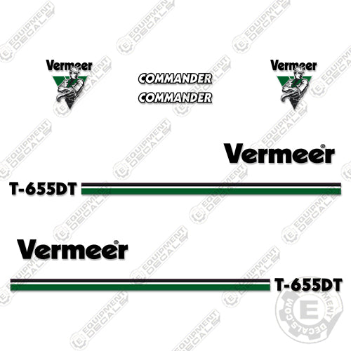 Fits Vermeer T-655DT Track Trencher Decal Kit decal kit