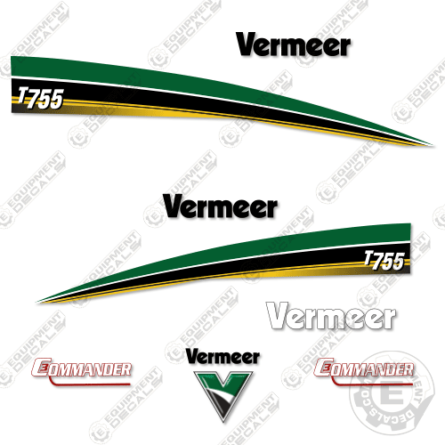 Fits Vermeer T755 Trencher Decal Kit 755, decal kit, t-755, t755