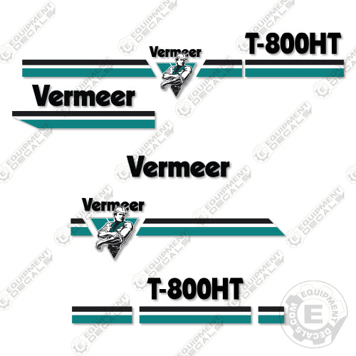 Fits Vermeer T-800HT Trencher Decal Kit 800, 800ht, decal kit, t-800, t-800ht