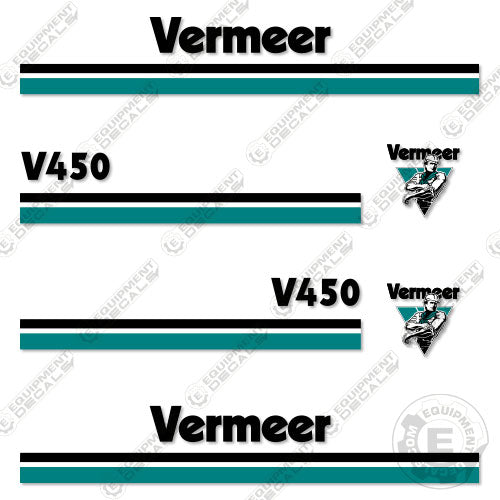 Fits Vermeer 450 Trencher Decal Kit 450, 450a, decal kit, v450, v450a