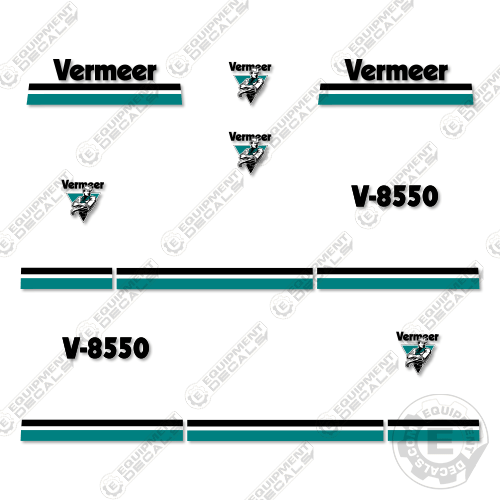 Fits Vermeer V-8550 Decal Kit Trencher 8550, decal kit, v-8550, v8550