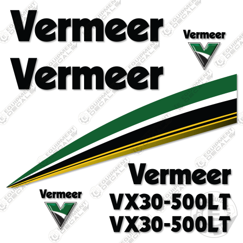 Fits Vermeer VX30-500LT Decal Kit Hydro Vacuum 500, 500lt, decal kit, vx, vx30, vx30-500, vx30-500lt