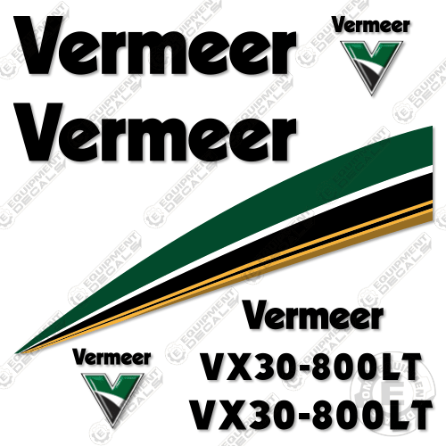 Fits Vermeer VX30-800LT Decal Kit Hydro Vacuum 800, 800lt, decal kit, vx, vx30, vx30-800, vx30-800lt