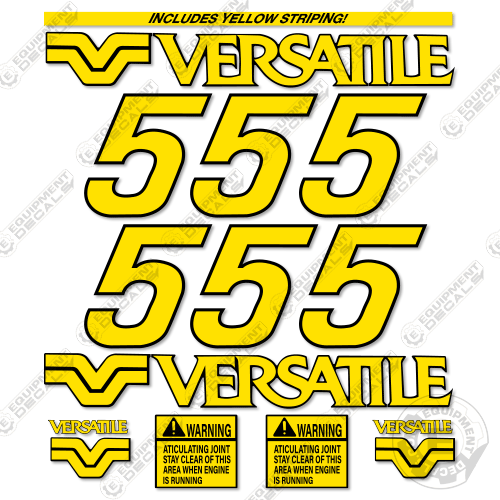 Fits Versatile 555 Decal Kit Tractor 555, decal kit