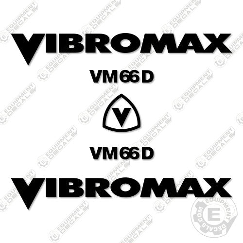 Fits Vibromax VM66D Decal Kit Roller 66, 66d, decal kit, vm, vm66, vm66d