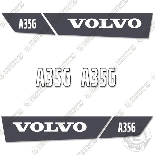 Fits Volvo A35G Decal Kit Articulated Dump Truck 35, 35g, a35, decal kit