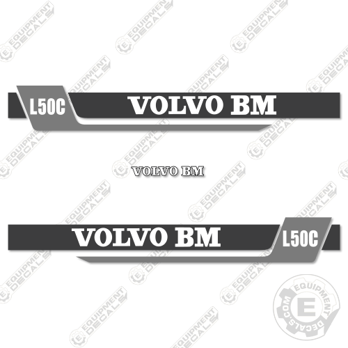 Fits Volvo BM L50C Decal Kit Wheel Loader 50, decal kit, equipmentdecals, l50c, volvo