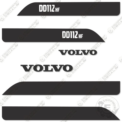 Fits Volvo DD112HF Decal Kit Asphalt Roller 112hf, dd112, dd112hf