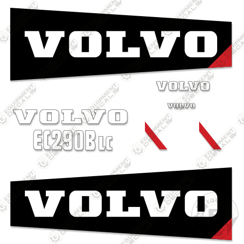 Fits Volvo EC290BCL Decal Kit Hydraulic Excavator 290, 290b, 290blc, decal kit, ec 290b lc, ec290blc