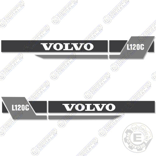 Fits Volvo L120C Decal Kit Wheel Loader Equipment Decals decal kit