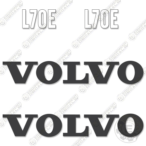 Fits Volvo L70E Decals Wheel Loader Equipment Decals decal kit