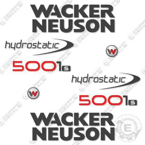 Fits Wacker Neuson 5001S Decal Kit Site Dumper 5001, decal kit