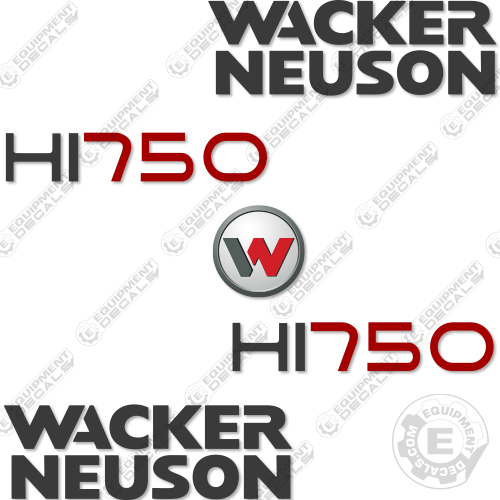 Fits Wacker Neuson HI750 Decal Kit Heater 750, decal kit, HI750