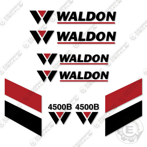 Fits Waldon 4500B Decal Kit Loader 4500, 4500b, decal kit