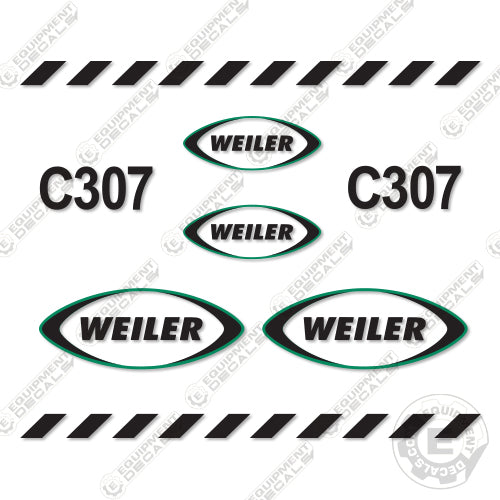 Fits Weiler C307 Decal Kit Paver C307, decal kit