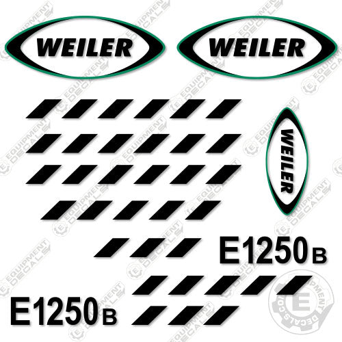 Fits Weiler E1250B Decal Kit Remixing Transfer Vehicle 1250, decal kit