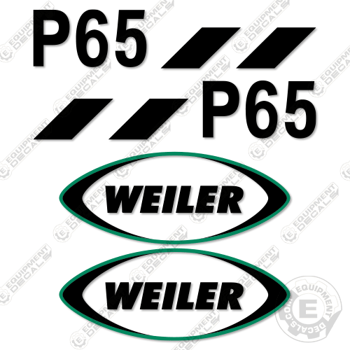 Fits Weiler P65 Decal Kit Paver 65, decal kit, p65