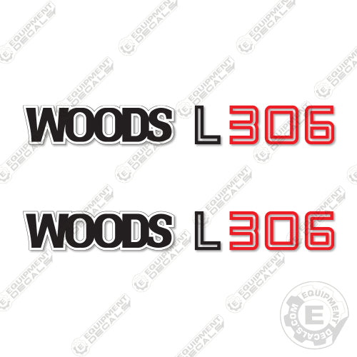 Fits Woods RM L306 Decal Kit Mower 306, decal kit, dixie, dixie-cutter, l306