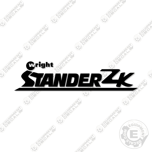 Fits Wright Stander ZK Logo Mower Decal KitFits decal kit