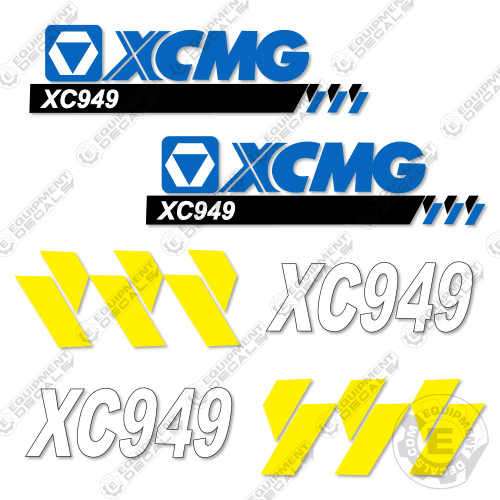 Fits XCMG XC949 Decal Kit Wheel Loader decal kit, XC, xcmg