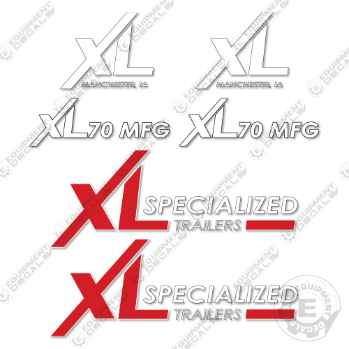 Fits XL 70MFG Specialized Trailers Decal Kit Trailer decal kit