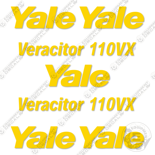 Fits Yale GLP110VXXNGBE086 Decal Kit Forklift 110vx, decal kit, veracitor