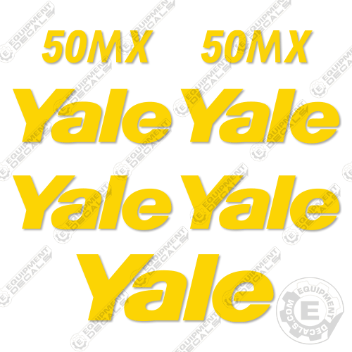 Fits Yale GLP050MX Decal Kit Forklift 50mx, decal kit, veracitor